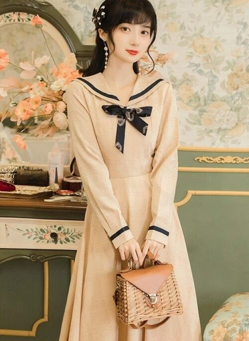 dark academia fashion dress Dark Amber 11
